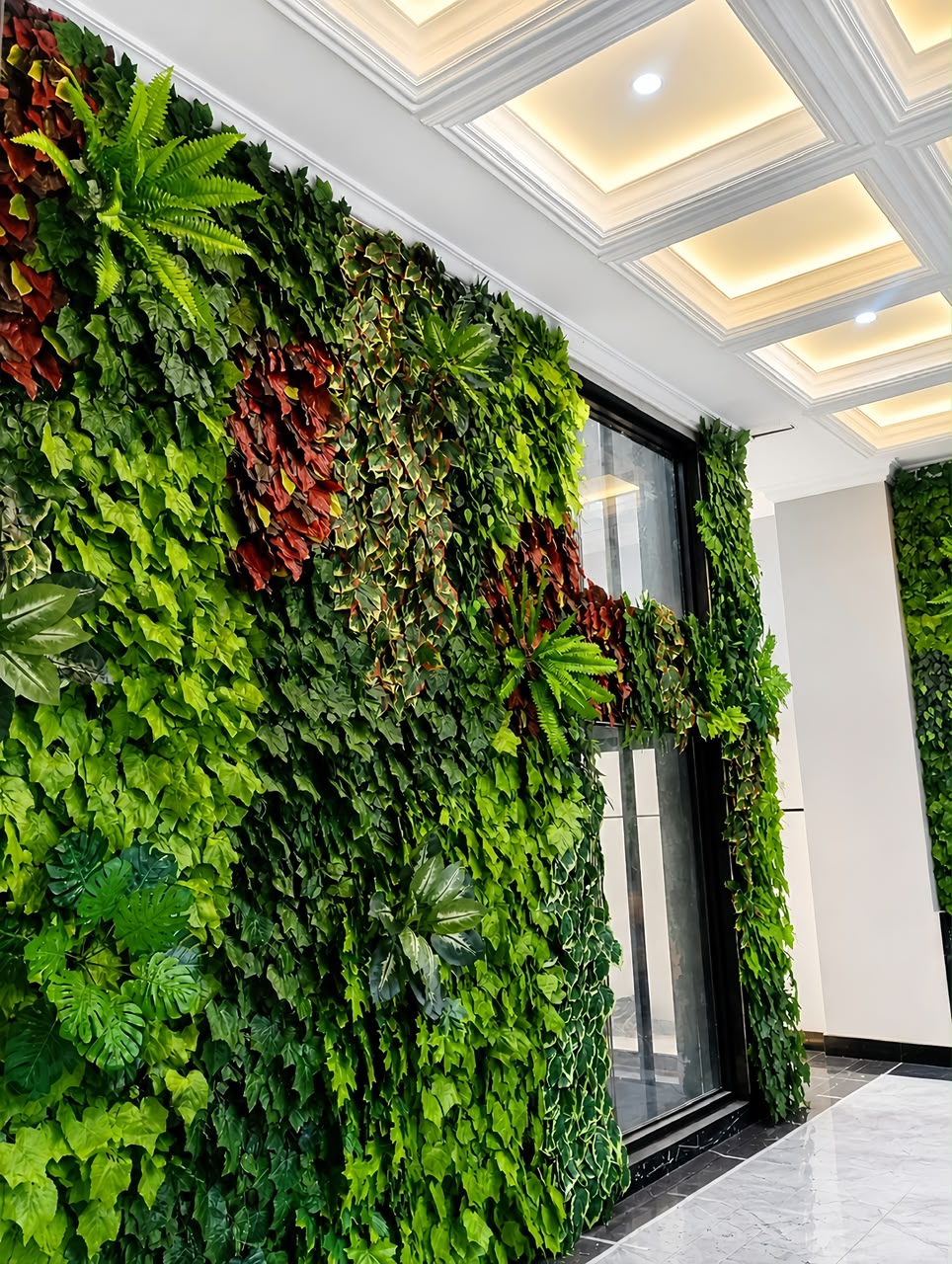 Vertical garden sintetis untuk rumah